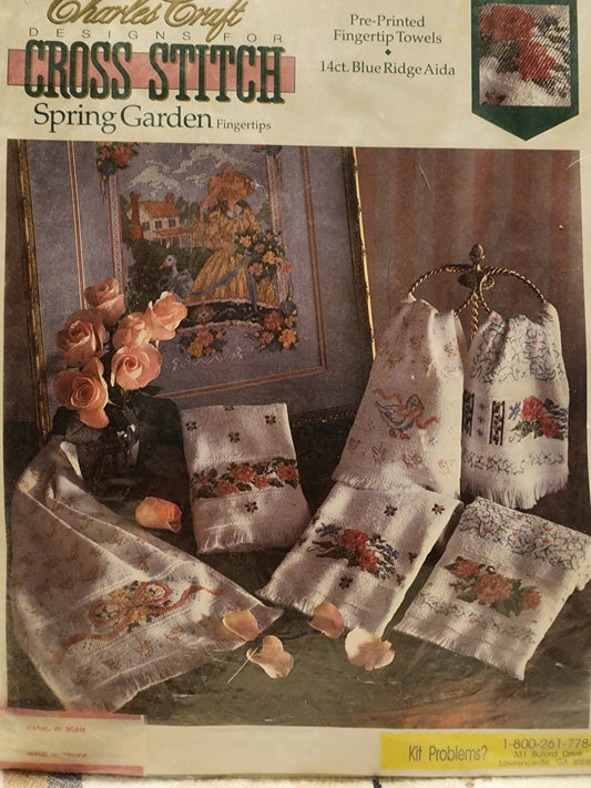 Charles Craft Spring Garden Tea Towels