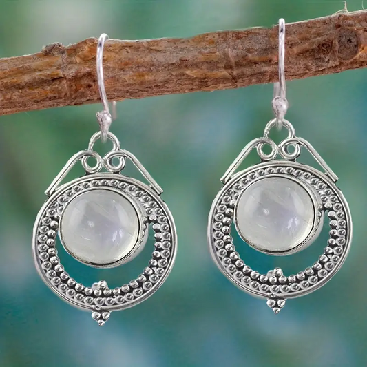 Moon Stone Earrings