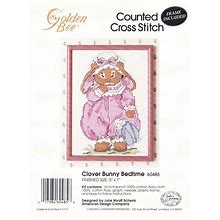 Golden Bee Clover Bunny