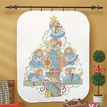 Herrschners Angel Babies Lap Quilt