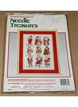 Needle Treasures Santa Through The Years